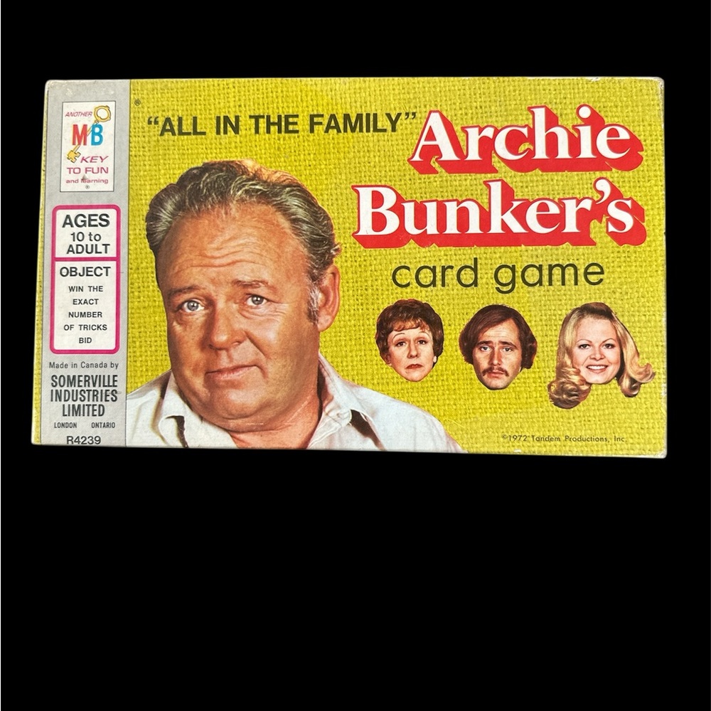 Vintage 1972- Archie Bunker's Card Game